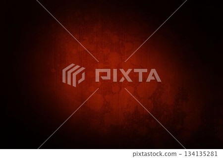 Abstract red grunge texture is showing irregular stains with dark vignette in flat design Abstract red grunge texture is showing irregular stains with dark vignette in flat design 134135281