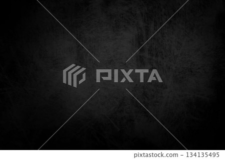Uniform dark surface is showcasing scratched brushed texture in flat design, metal panel style 134135495