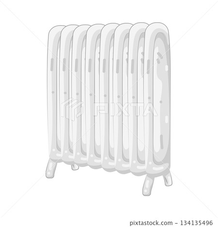 Illustration of radiator Illustration of radiator 134135496