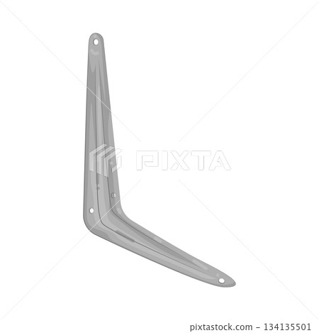 Illustration of shelf bracket Illustration of shelf bracket 134135501