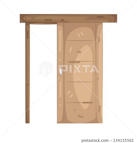 Illustration of door Illustration of door 134135502