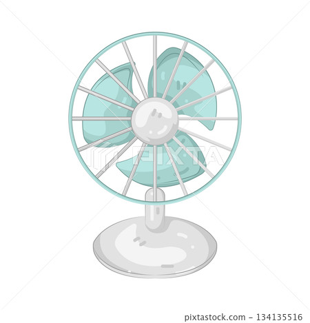 Illustration of electric fan  134135516