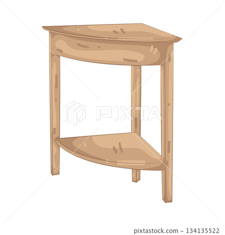 Illustration of corner table 134135522