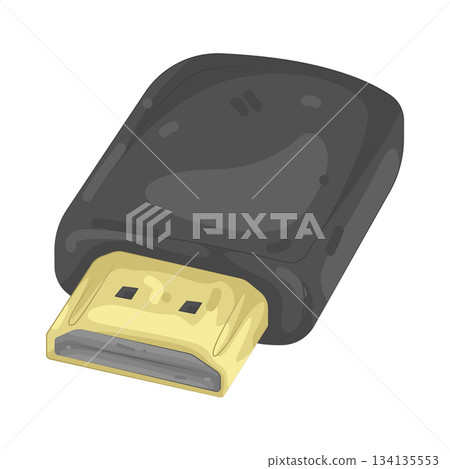 Illustration of usb 134135553