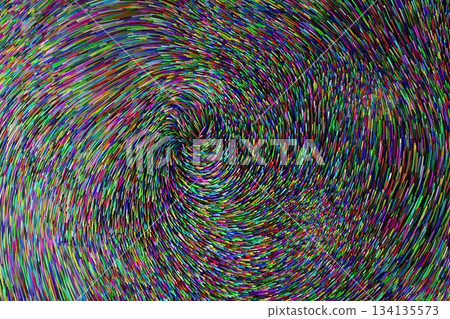View of colorful optical fiber 134135573