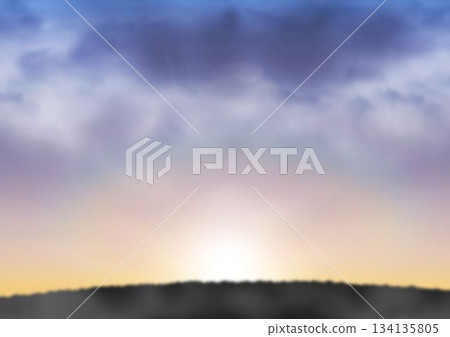 Silhouette field against sky Silhouette field against sky 134135805