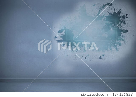 Splash showing technology interface Splash showing technology interface 134135838
