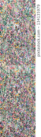 Assorted floral geometric and heart pattern panel designs in soft pastel colors Assorted floral geometric and heart pattern panel designs in soft pastel colors 134135979