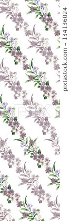 Assorted floral geometric and heart pattern panel designs in soft pastel colors Assorted floral geometric and heart pattern panel designs in soft pastel colors 134136024