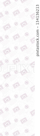 Assorted floral geometric and heart pattern panel designs in soft pastel colors Assorted floral geometric and heart pattern panel designs in soft pastel colors 134136213