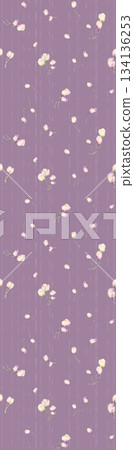 Assorted floral geometric and heart pattern panel designs in soft pastel colors Assorted floral geometric and heart pattern panel designs in soft pastel colors 134136253