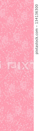 Assorted floral geometric and heart pattern panel designs in soft pastel colors 134136300