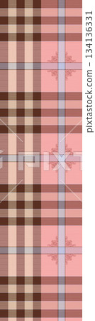 Assorted floral geometric and heart pattern panel designs in soft pastel colors 134136331