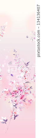 Assorted floral geometric and heart pattern panel designs in soft pastel colors Assorted floral geometric and heart pattern panel designs in soft pastel colors 134136407