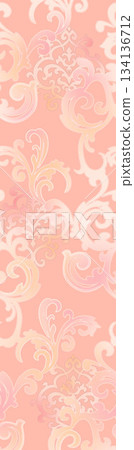 Assorted floral geometric and heart pattern panel designs in soft pastel colors Assorted floral geometric and heart pattern panel designs in soft pastel colors 134136712
