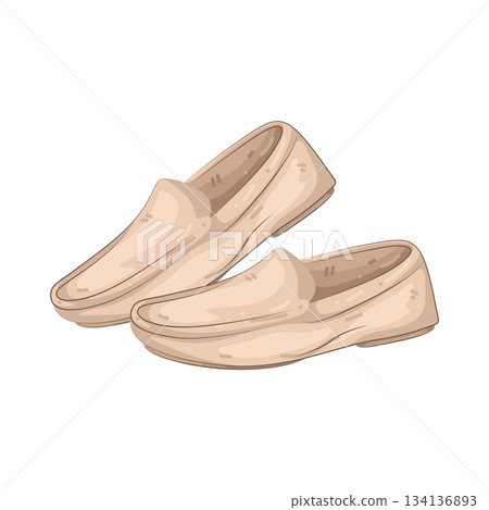 Illustration of loafers  134136893