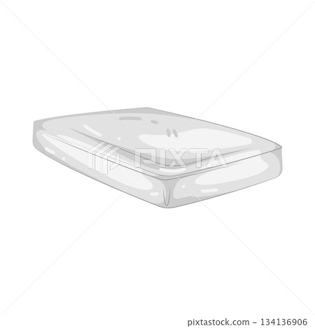 Illustration of mattress  134136906