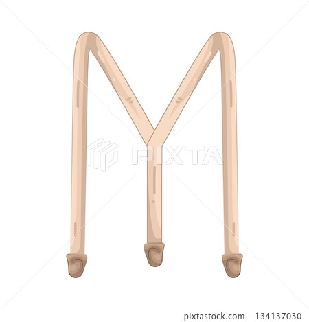 Illustration of suspenders  134137030