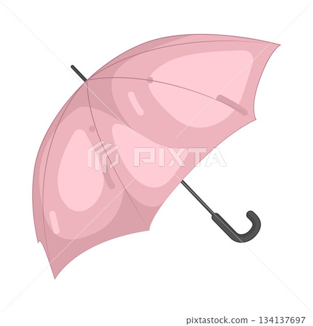 Illustration of umbrella Illustration of umbrella 134137697