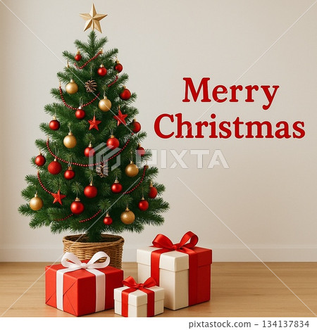 聖誕樹和禮物 聖誕樹和禮物 134137834