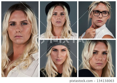 People collage portrait single 5 People collage portrait single 5 134138063