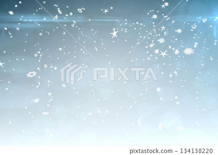 Blue design with snowflakes 134138220