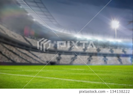 Digital image of rugby stadium Digital image of rugby stadium 134138222