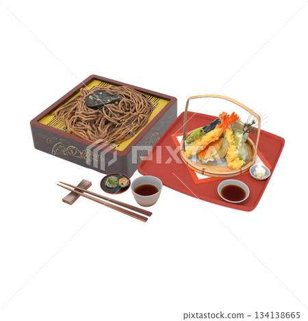 New Year's Eve soba tempura and soba tempura 134138665