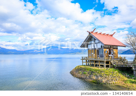 Autumn at Kansa Shrine, Semboku City, Akita Prefecture 134140654