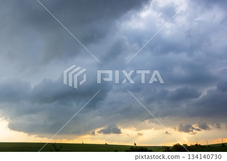 Dramatic sunset and sunrise sky Dramatic sunset and sunrise sky 134140730