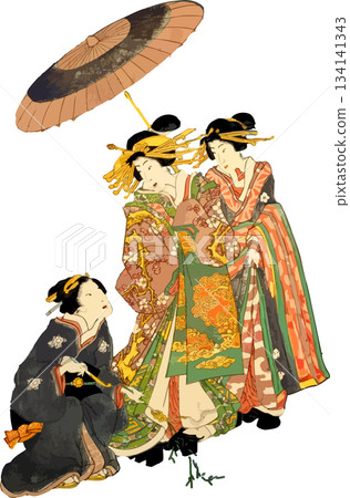 妓女和她的侍從 134141343