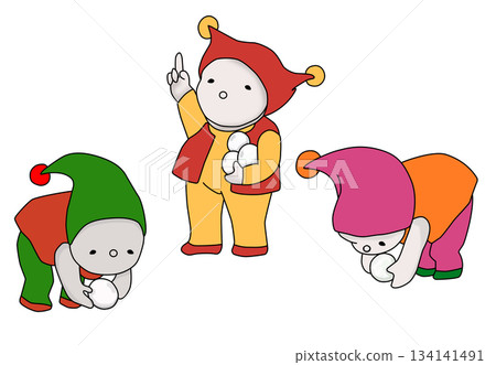 以冬天的孩子為原型創作的角色 134141491