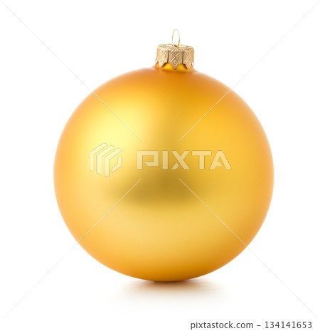 Christmas ball isolated on white background 134141653