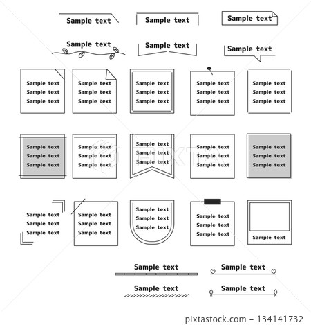 簡易方形頭部材質套裝 134141732
