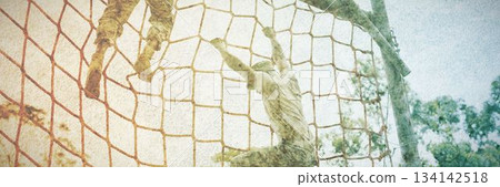 Military training in the camp Military training in the camp 134142518