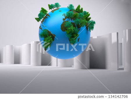 Globe on abstract background Globe on abstract background 134142706