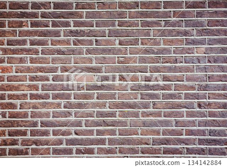 Red brick wall with large copy space 134142884