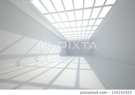 Room with windows at ceiling Room with windows at ceiling 134142925