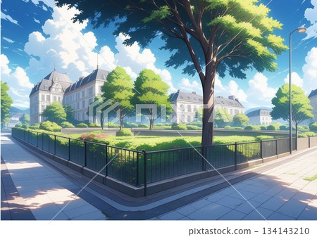 有公園的步道 134143210