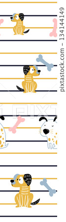 Assorted floral geometric and heart pattern panel designs in soft pastel colors Assorted floral geometric and heart pattern panel designs in soft pastel colors 134144149