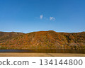 Image of Okayama Prefecture's first-class rivers and autumn foliage [Yoshii River, Okayama City, Okayama Prefecture] 134144800