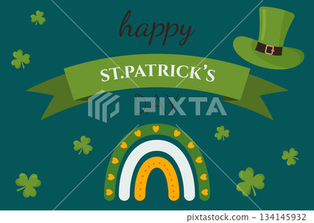 card for st patric day 134145932
