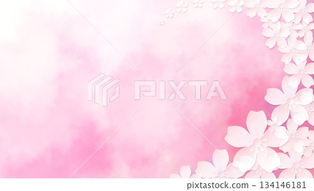 Background with cherry blossoms 134146181