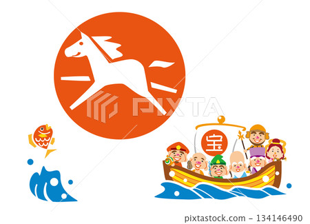 馬年——七福神寶船 馬年——七福神寶船 134146490