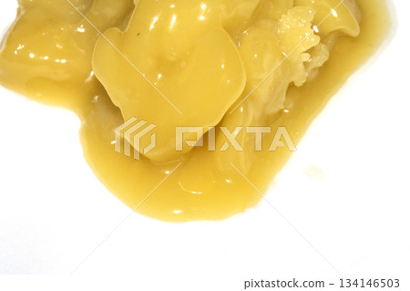 Rendered animal fat tallow lard melting chicken close up Rendered animal fat tallow lard melting chicken close up 134146503