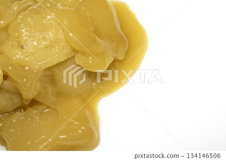 Rendered animal fat tallow lard melting chicken close up Rendered animal fat tallow lard melting chicken close up 134146506