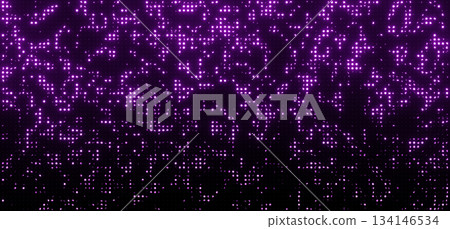 Glittering Pink Neon Background With Pink Pattern for Christmas Backdrop 134146534