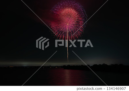 靜岡縣湖西市湖西湖煙火大會的景象 134146907