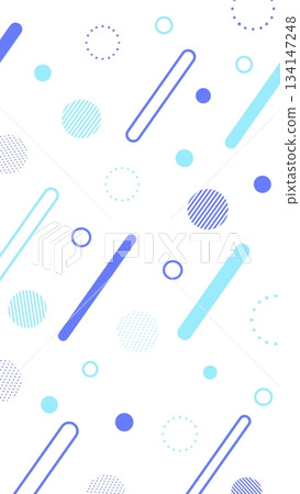 Pop colorful cute geometric background 134147248