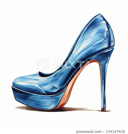 an AI Image Generator, Patent Leather High Heel Stiletto Fashion Footwear for Women Glamour an AI Image Generator, Patent Leather High Heel Stiletto Fashion Footwear for Women Glamour 134147438
